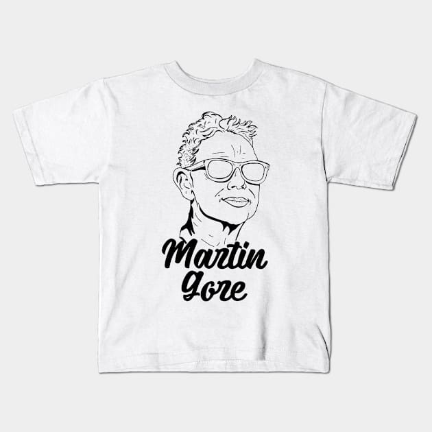 Martin Gore style Classic Kids T-Shirt by Hand And Finger